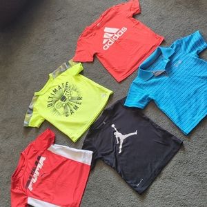 5 Tshirt size 4 boys bundle